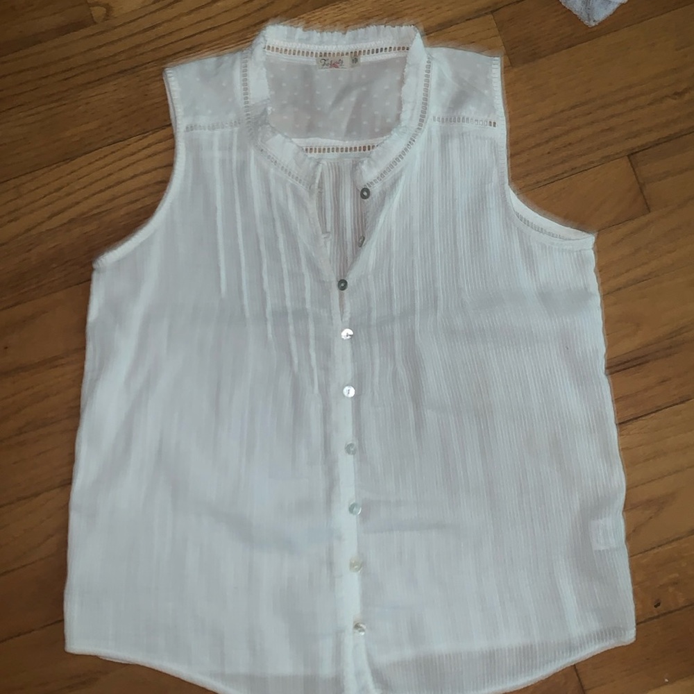 Faherty Willa sleeveless Top